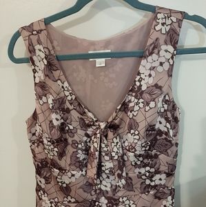 100% polyester tank blouse
